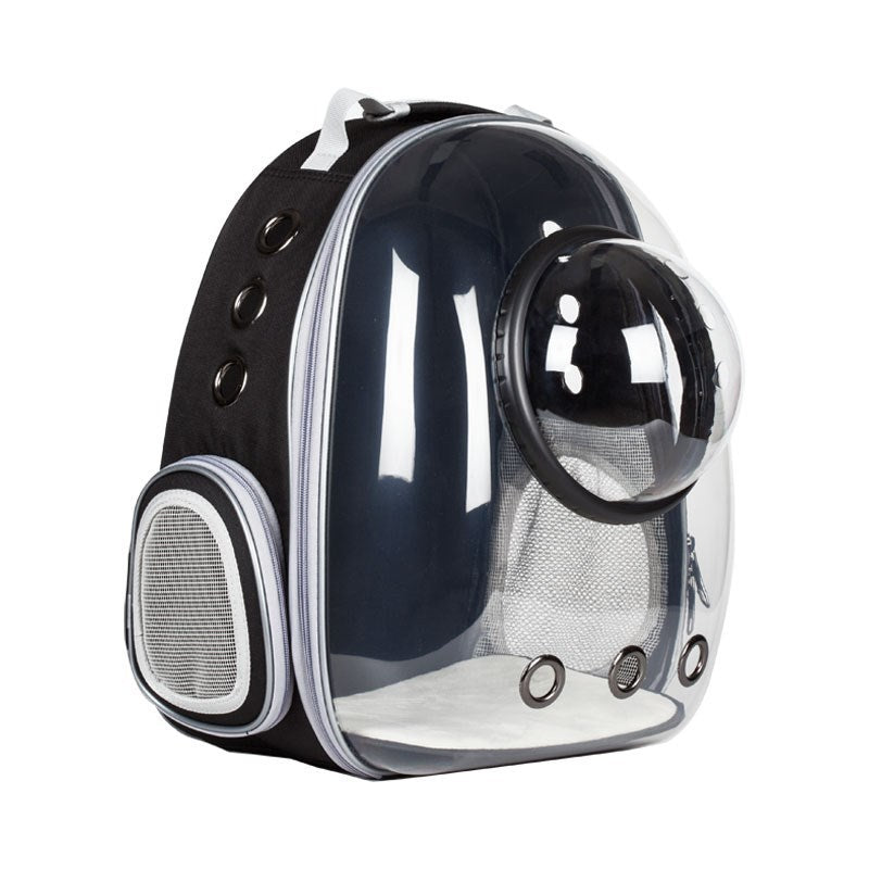 Premium Cat Backpack Carrier with Bubble Window (Black)