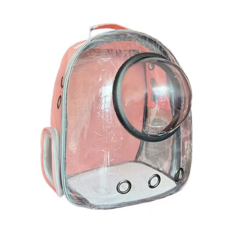 Premium Cat Backpack Carrier with Bubble Window (Pink)