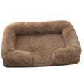 Ultra-Soft Plush Dog Bed (Khaki)
